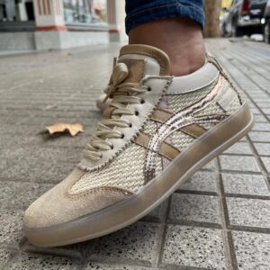 Zapatilla Capri-Rafia cuero