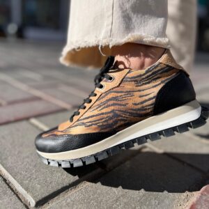 Zapatilla Cutro Cuero tigre